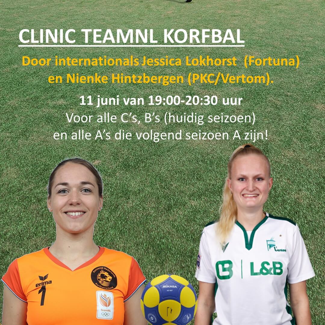 Internationals Jessica Lokhorst en Nienke Hintzbergen komen naar Moordrecht!
